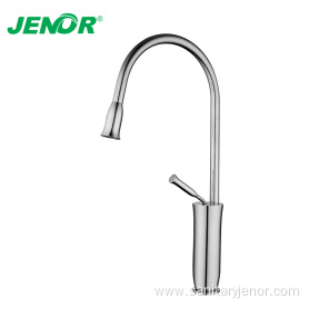 Premium Goose Neck Golden Brass Kitchen Faucet Mixer